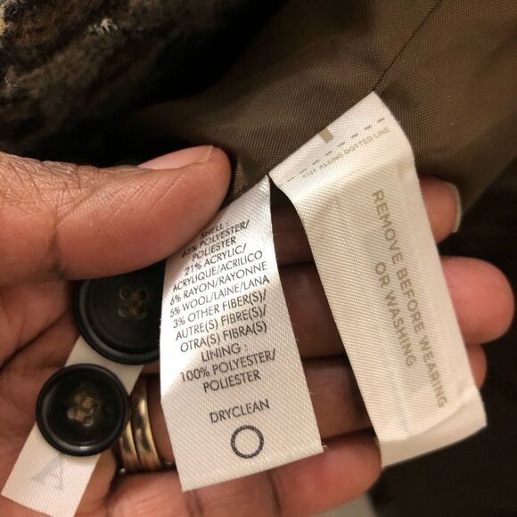 ANN TAYLOR LOFT ANIMAL PRINT BLAZER - Picture 4 of 6